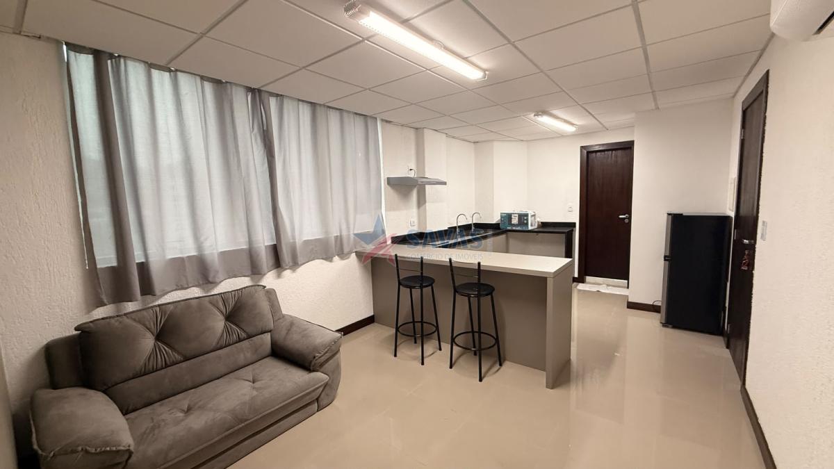 ÓTIMO STUDIO MOBILIADO COM GARAGEM - AO LADO DO ANGELONI BEIRAMAR
